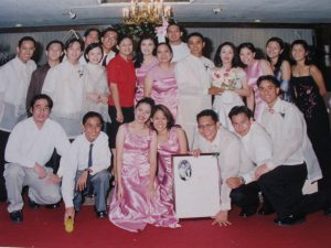 friends at our wedding