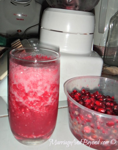 pomegranate shake