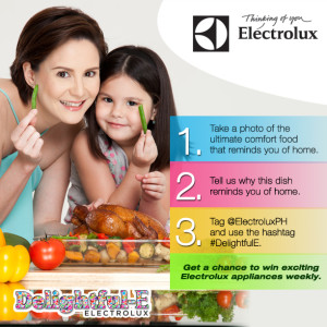 Electrolux's DelightfulE Yummy Instagram and Twitter Contest Mechanics