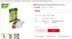 Get up to 50% off on Crayola’s grand launch from October 26-November 1 on Shopee